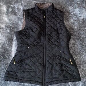 Weatherproof Black Quilted Vest
